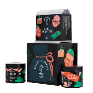 Zestaw prezentowy kawa i dwie herbaty