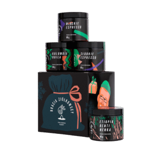 Zestaw prezentowy 4 kawy do espresso